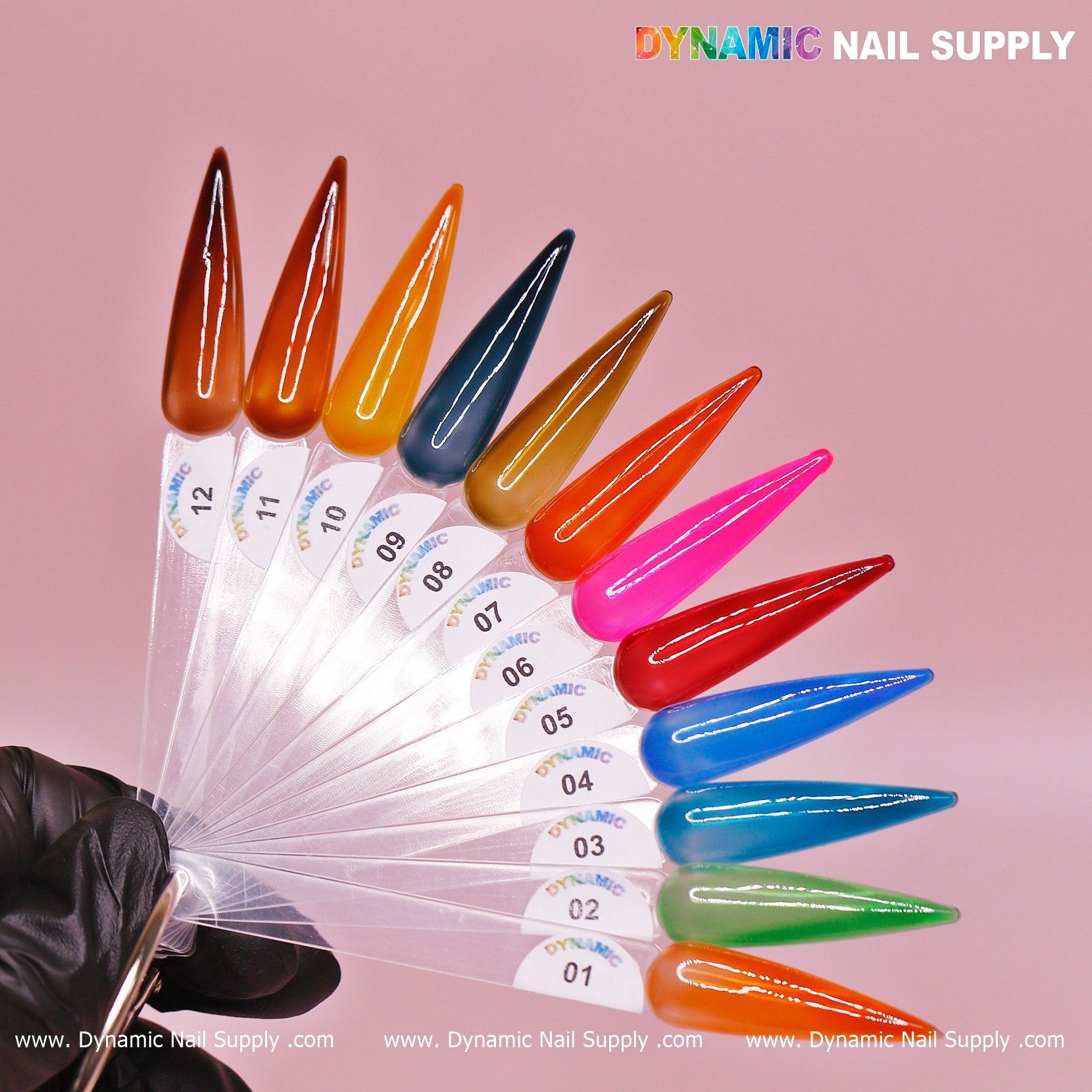 Crystal Gel Polish - Jelly Color Collection  (36 sheer colors)