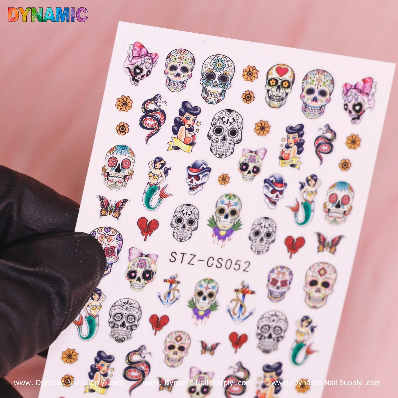 Day of The Dead, Skull Sticker (STZ-CS052)
