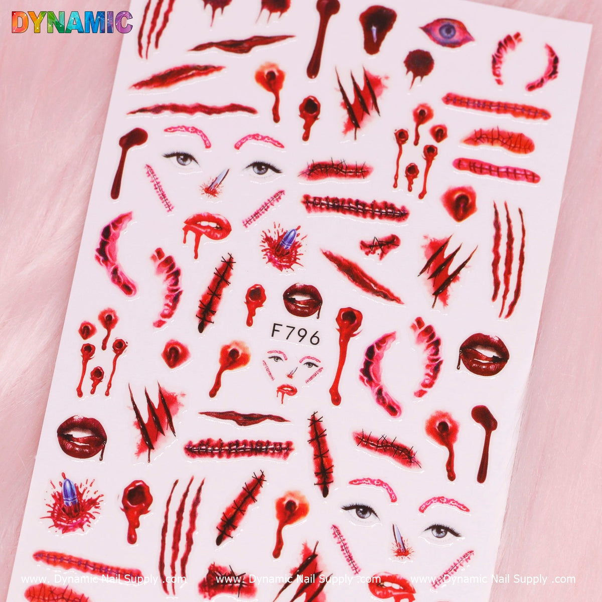 Bloody Halloween Sticker (F796)