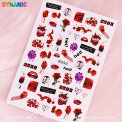 Bloody Halloween Sticker (B090)