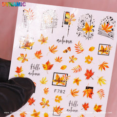 Autumn, Fall Leaves Sticker (F782)