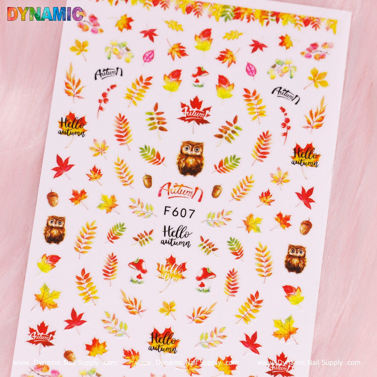 Autumn, Fall Leaves Sticker (F607)