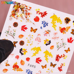 Autumn, Fall Leaves Sticker (F695)