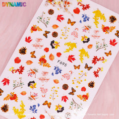 Autumn, Fall Leaves Sticker (F695)