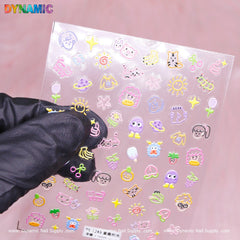 Colorful Kid Hand Drawing Sticker (TS-1249)