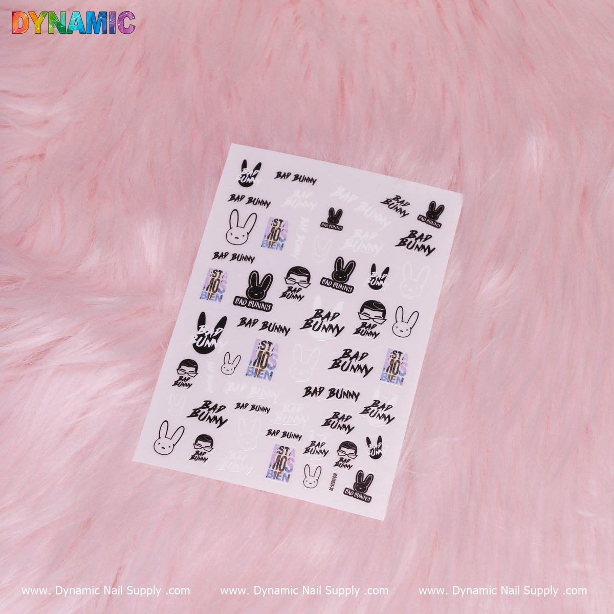 Bad Bunny, Hip Hop Sticker (MG10825-30) - Black and White