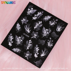 Black and White Plant Sticker (JP3009)
