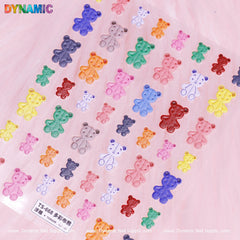 Colorful Teddy Bear Sticker (TS-668)