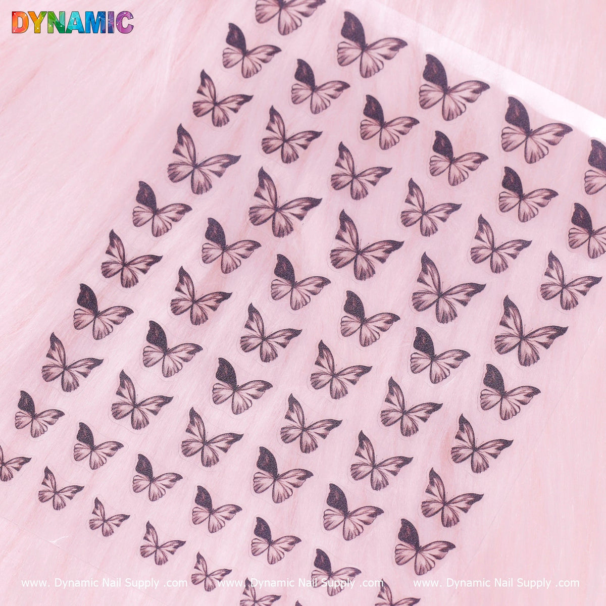 Black Transparent Butterfly Sticker