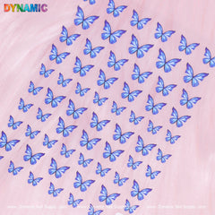 Blue Mixed-size Butterfly Sticker