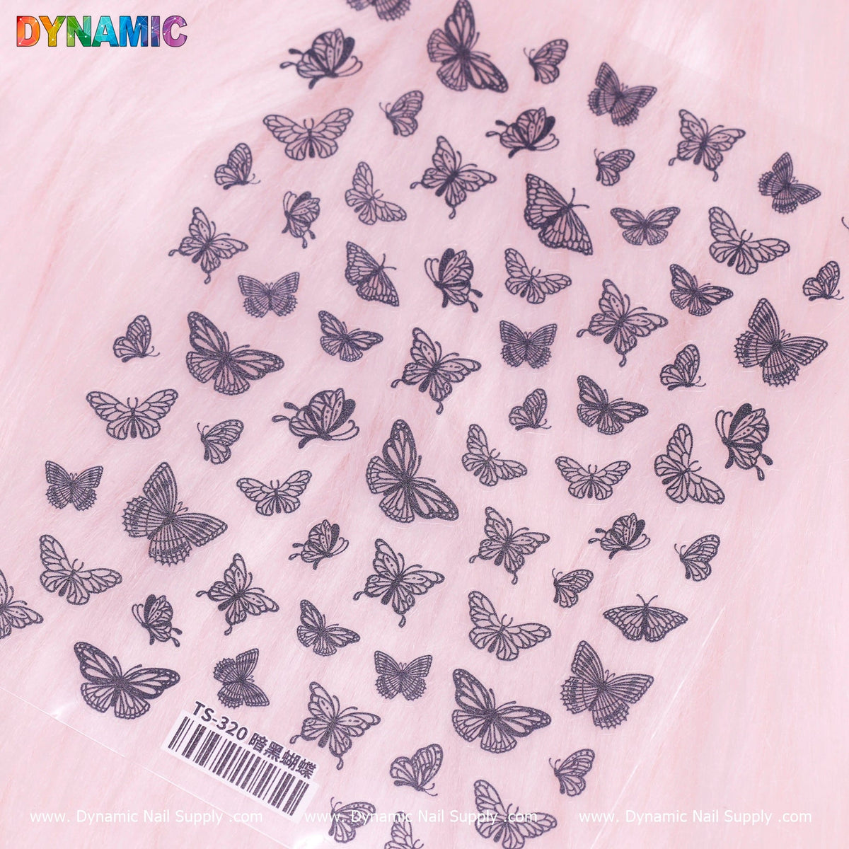 Black Butterfly Sticker (TS 320)