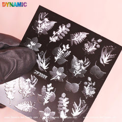 Black and White Plant Sticker (JP3009)