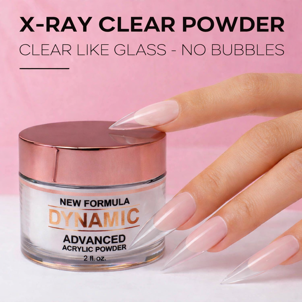 Clear / White / Soft White - purified acrylic powder for dipping and sculpting