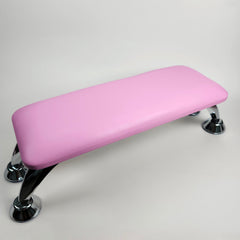 (Hot Pink) Microfiber Leather Armrest with Cushion Pillow for Pedicure Manicure (Reposabrazos Para Manicura)
