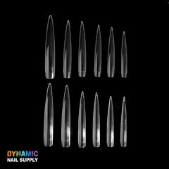 60 pcs / bag of Extra-long nail tips - 12 different sizes