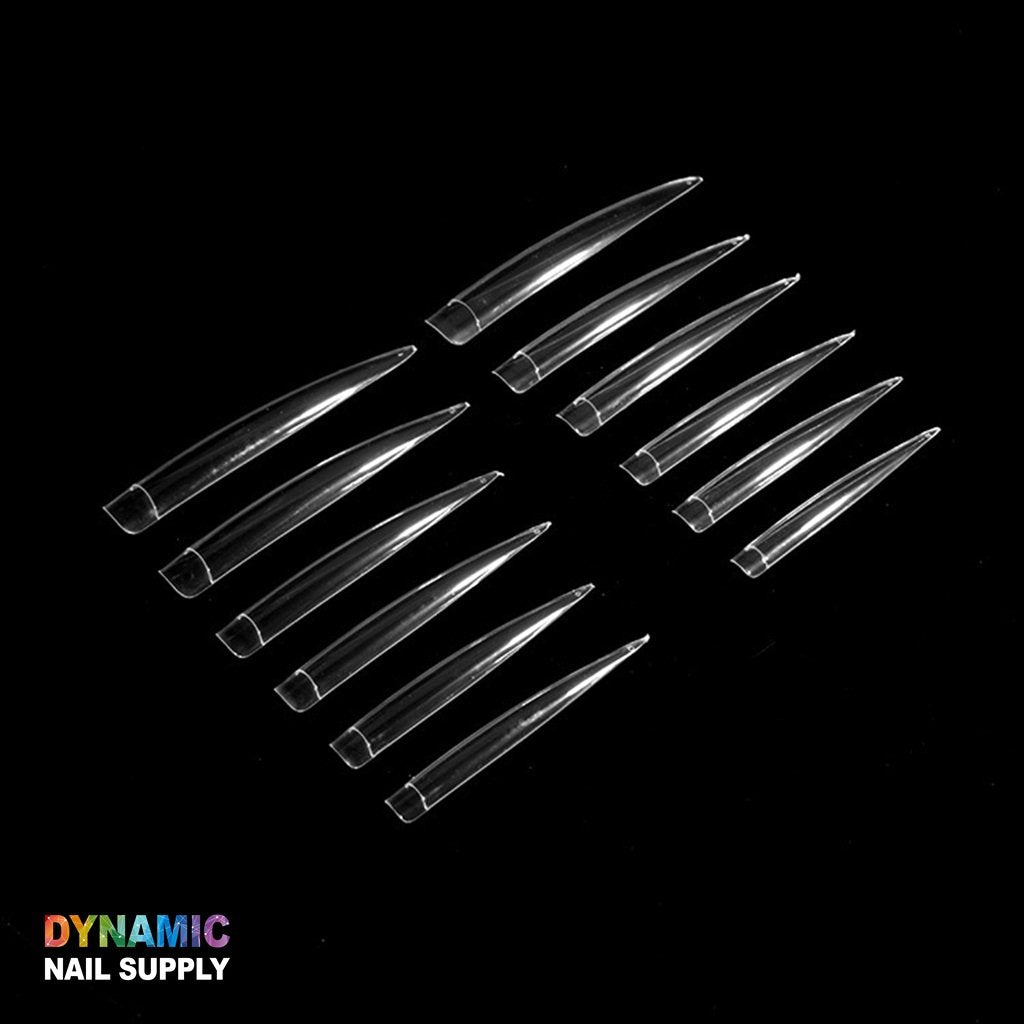 60 pcs / bag of Extra-long nail tips - 12 different sizes