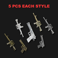35 pcs of Weapons shape style Charms for Halloween or Vintage Nails Art Design