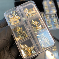30pcs (Random Shapes) Nail Charms for Nails art design and decoration