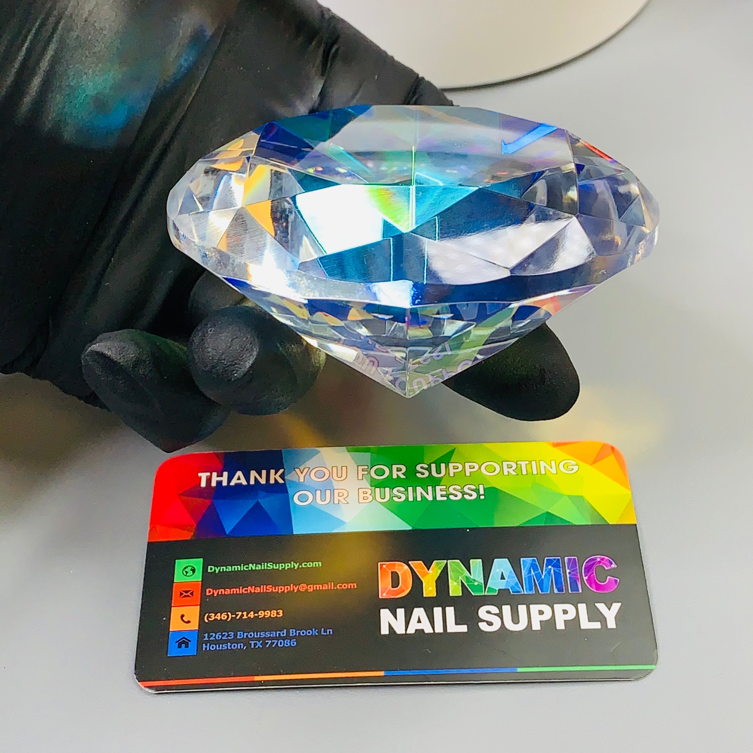 8cm (3.1") Display Diamond - K9 Crystal Diamond shape for Display and Decoration