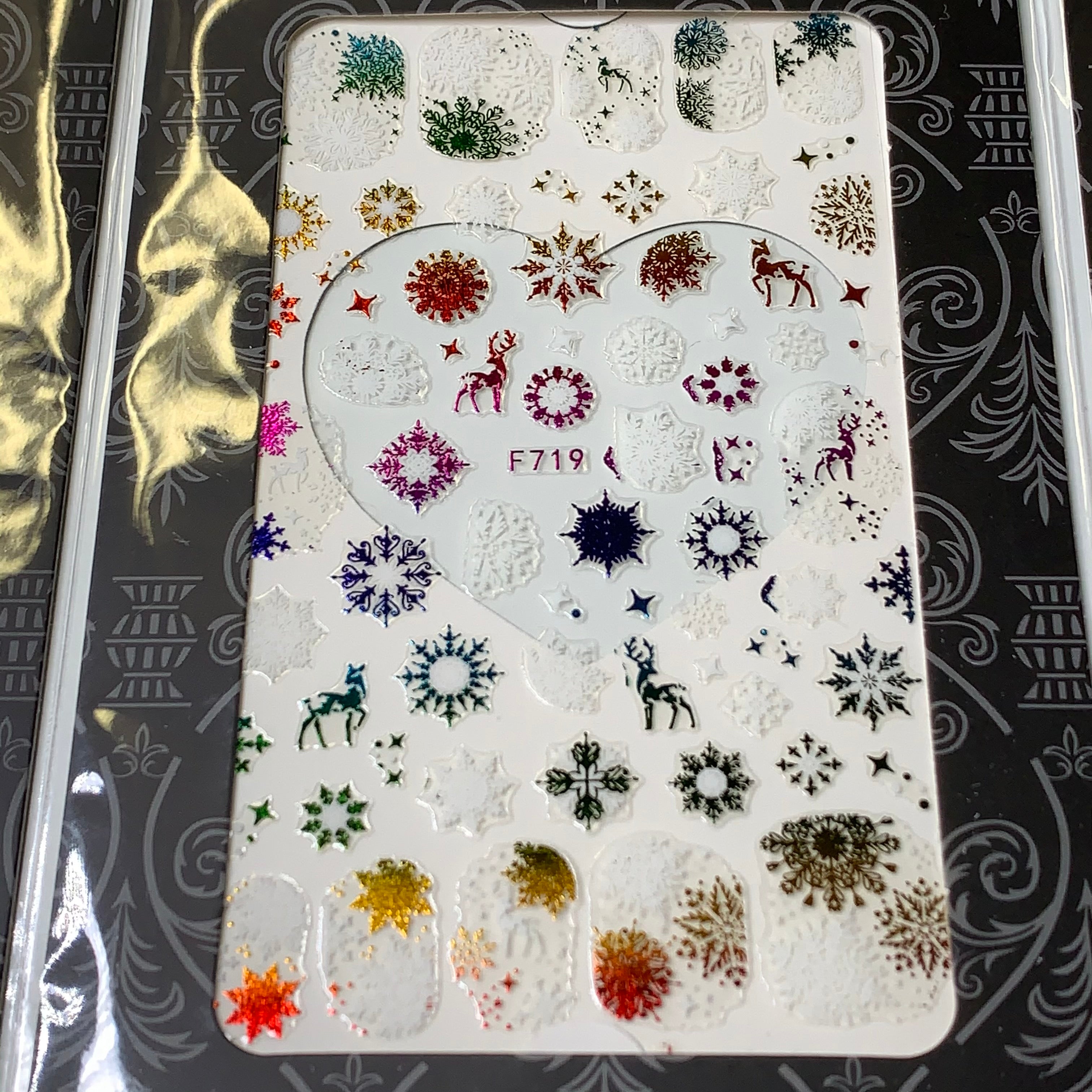 Bundle of 20pcs Christmas Nail Stickers for $30