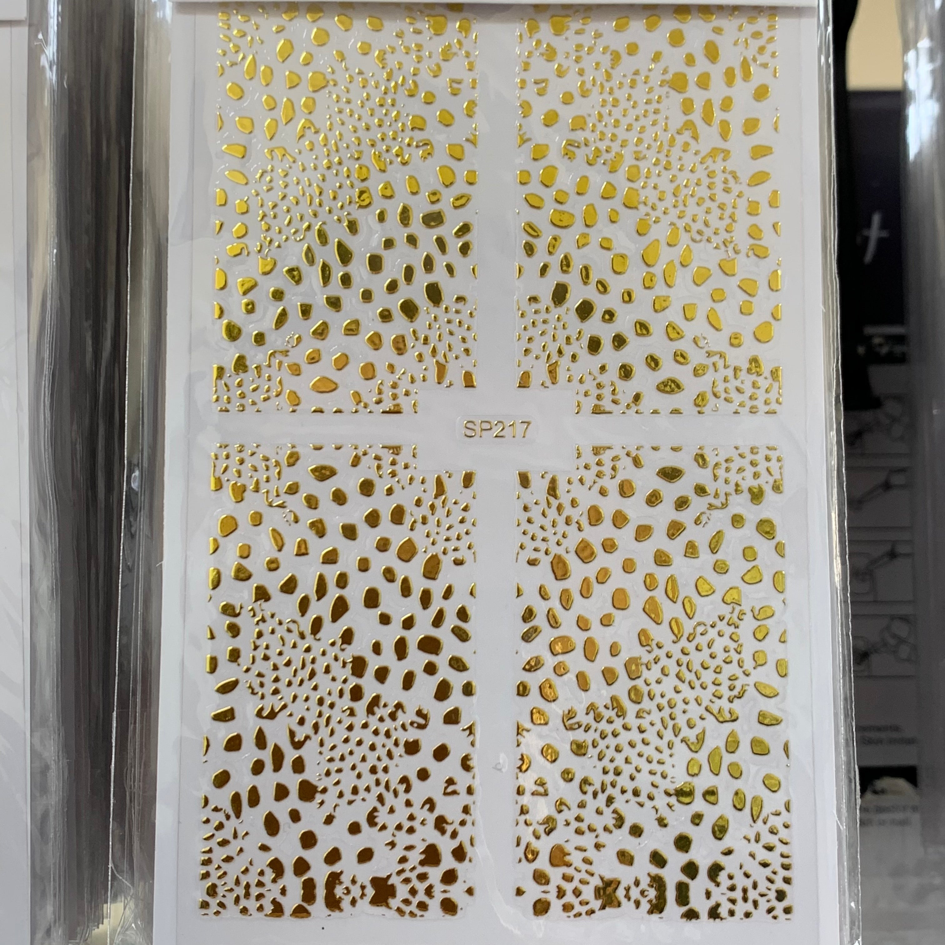 ANIMAL SKIN STYLE STICKER - NAILS ART STICKERS - NEW