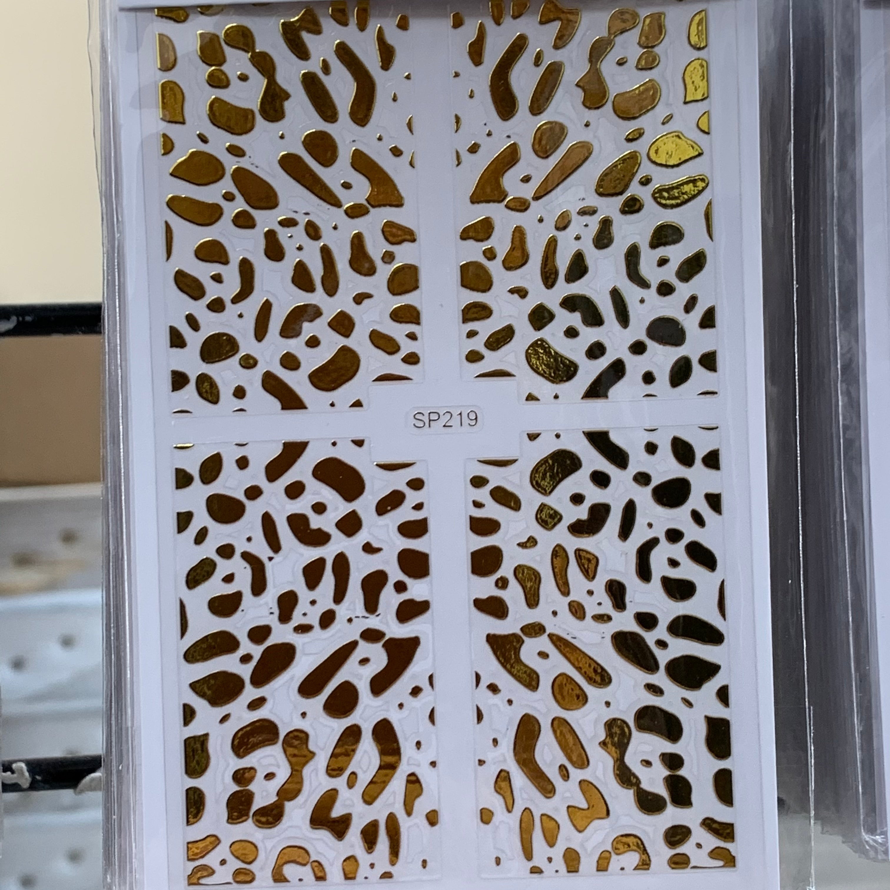 ANIMAL SKIN STYLE STICKER - NAILS ART STICKERS - NEW