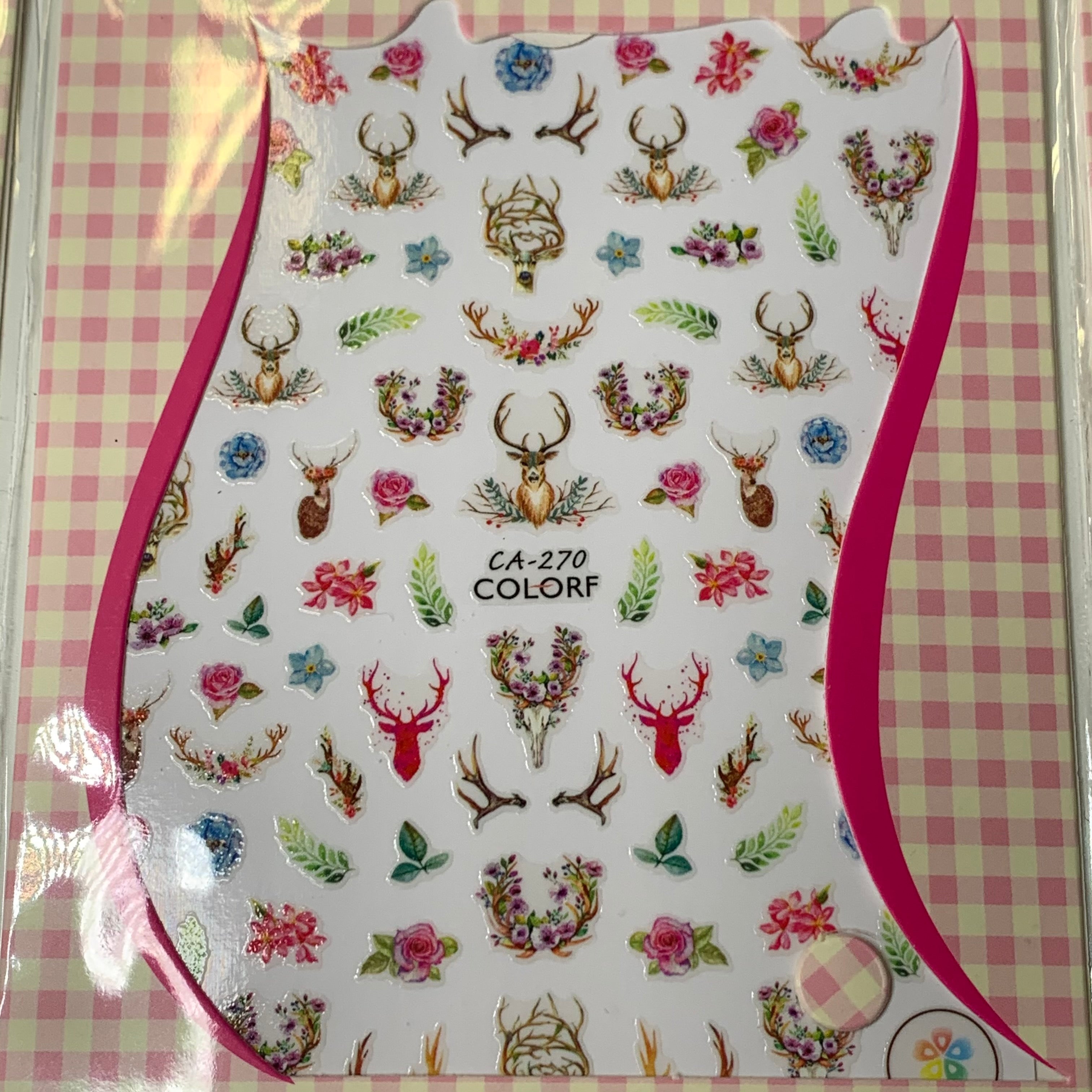 Bundle of 20pcs Christmas Nail Stickers for $30