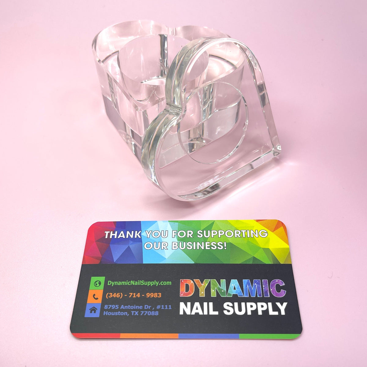CLEAR HEART SHAPE DAPPEN DISH