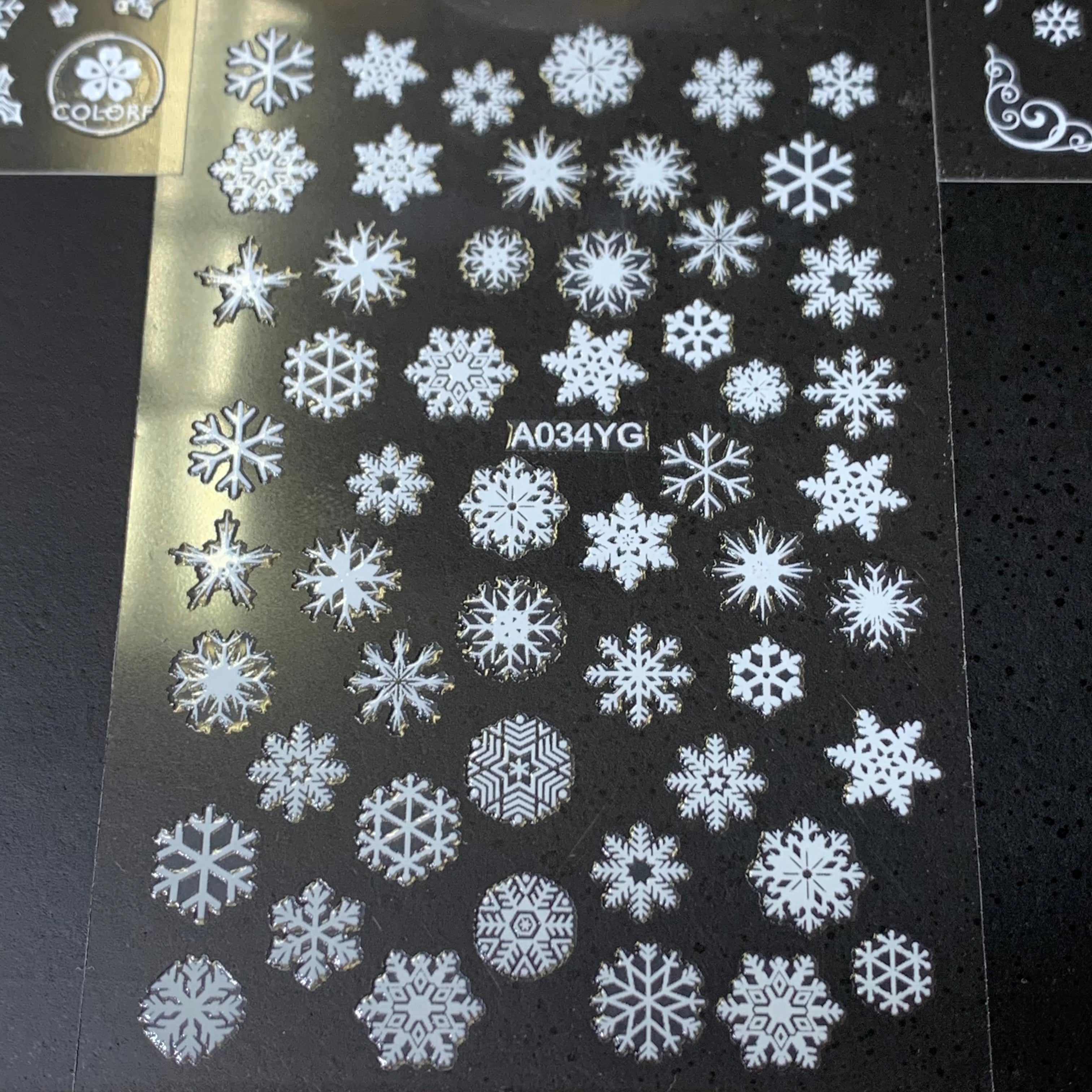 Bundle of 20pcs Christmas Nail Stickers for $30
