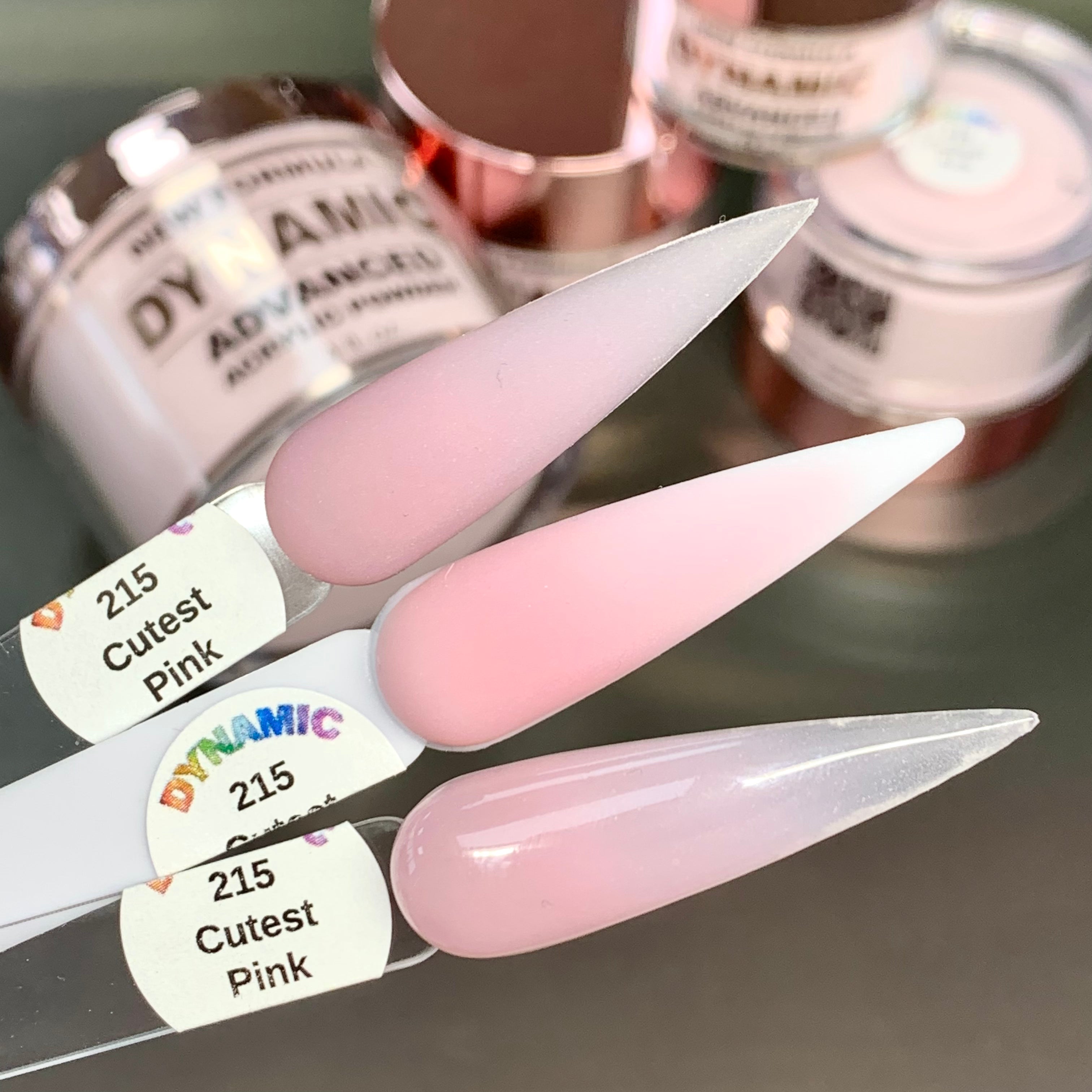 Cutest Pink Nude Acrylic Powder (#215) Pretty Pink Nude Color for Any Skin tone