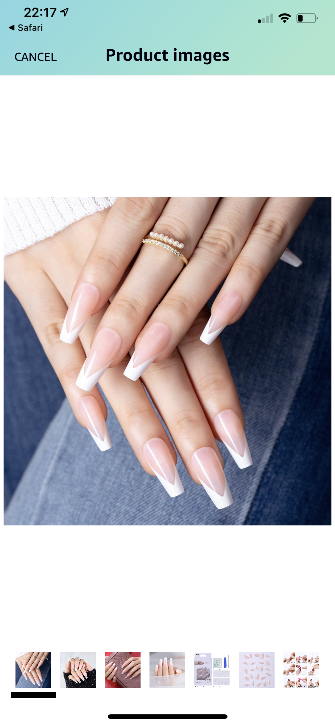 Deep French Nails Cutter (V Shape) - longer - easier
