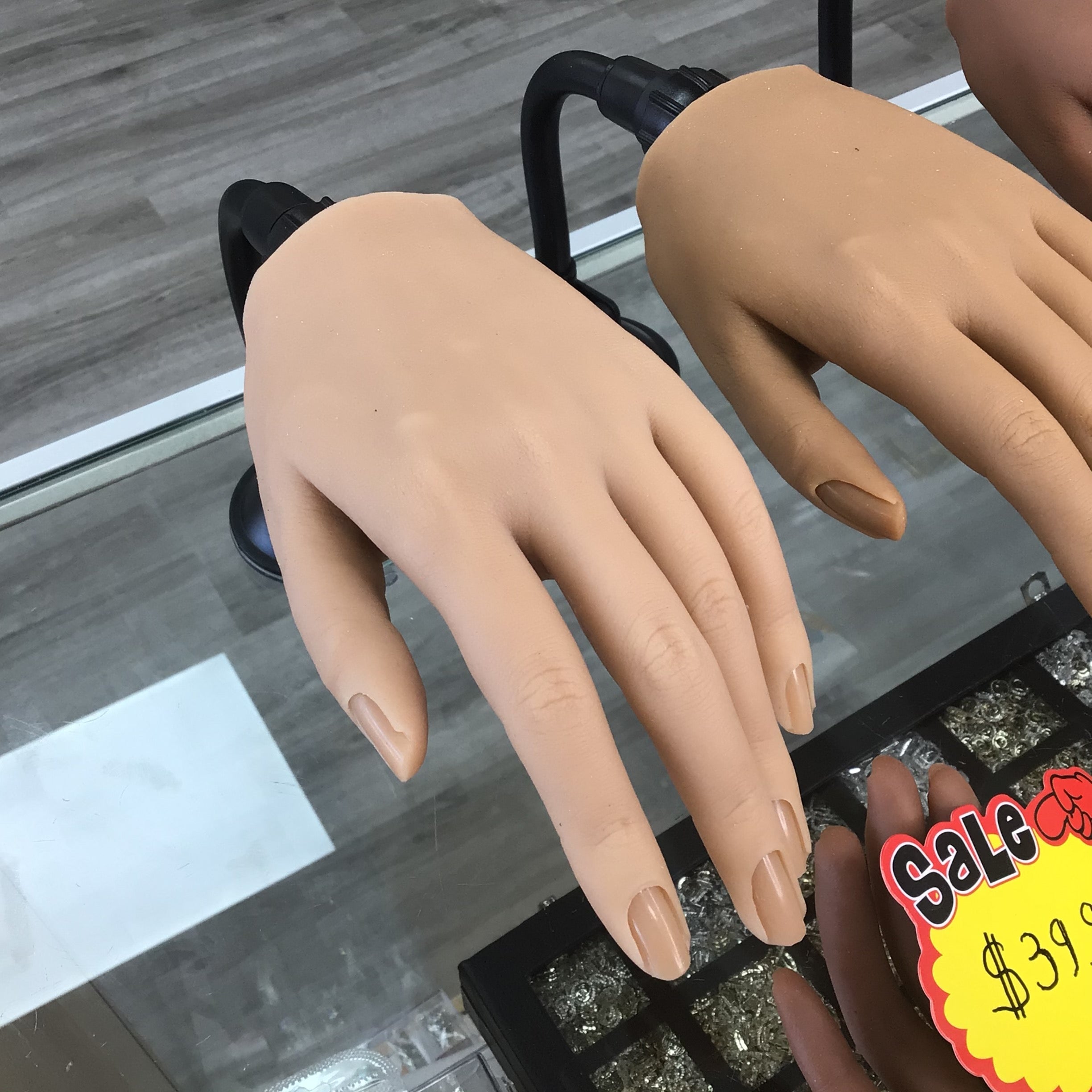 (Flash Sale $39.99) Poseable Silicone Hands and fingers for Practice or Display