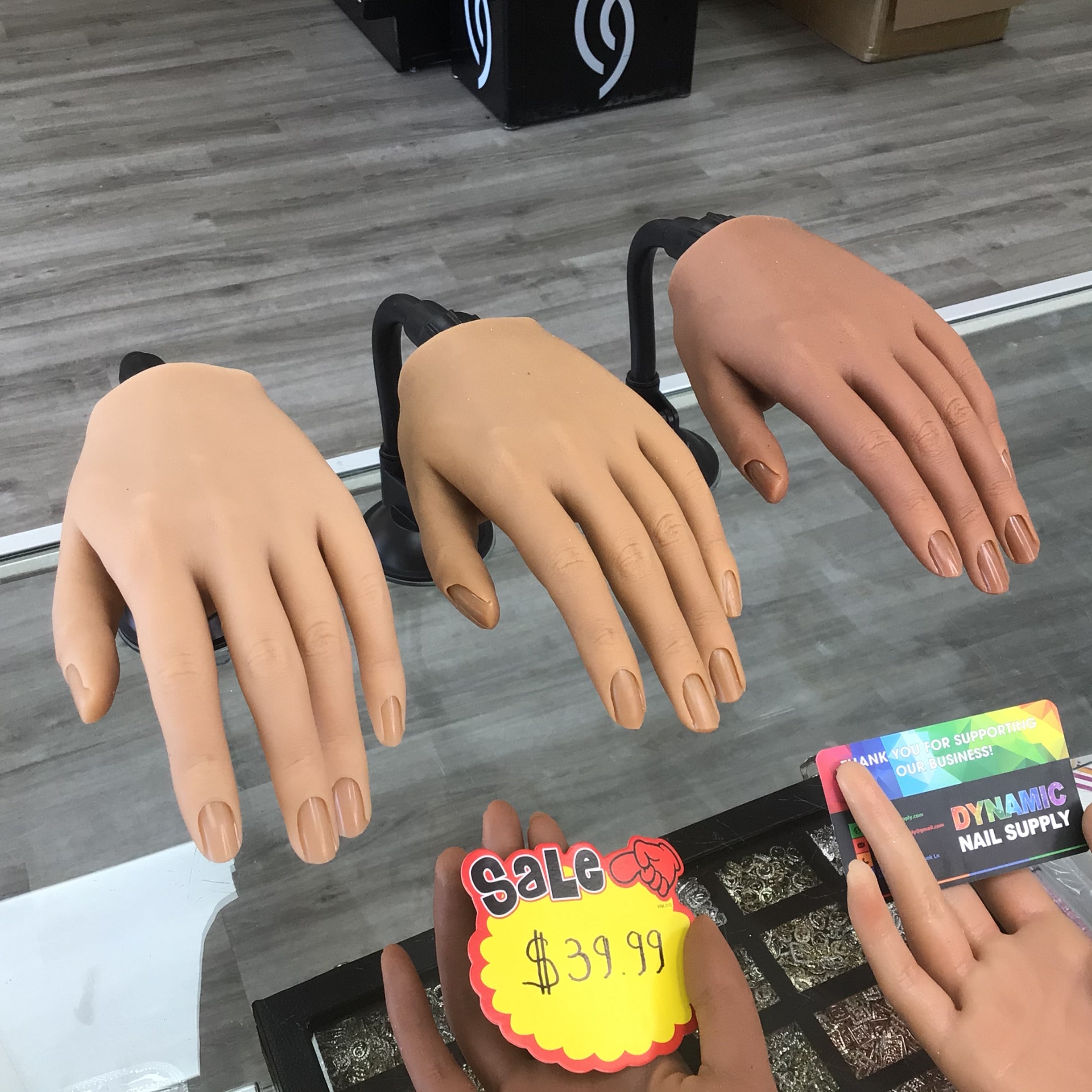 (Flash Sale $39.99) Poseable Silicone Hands and fingers for Practice or Display