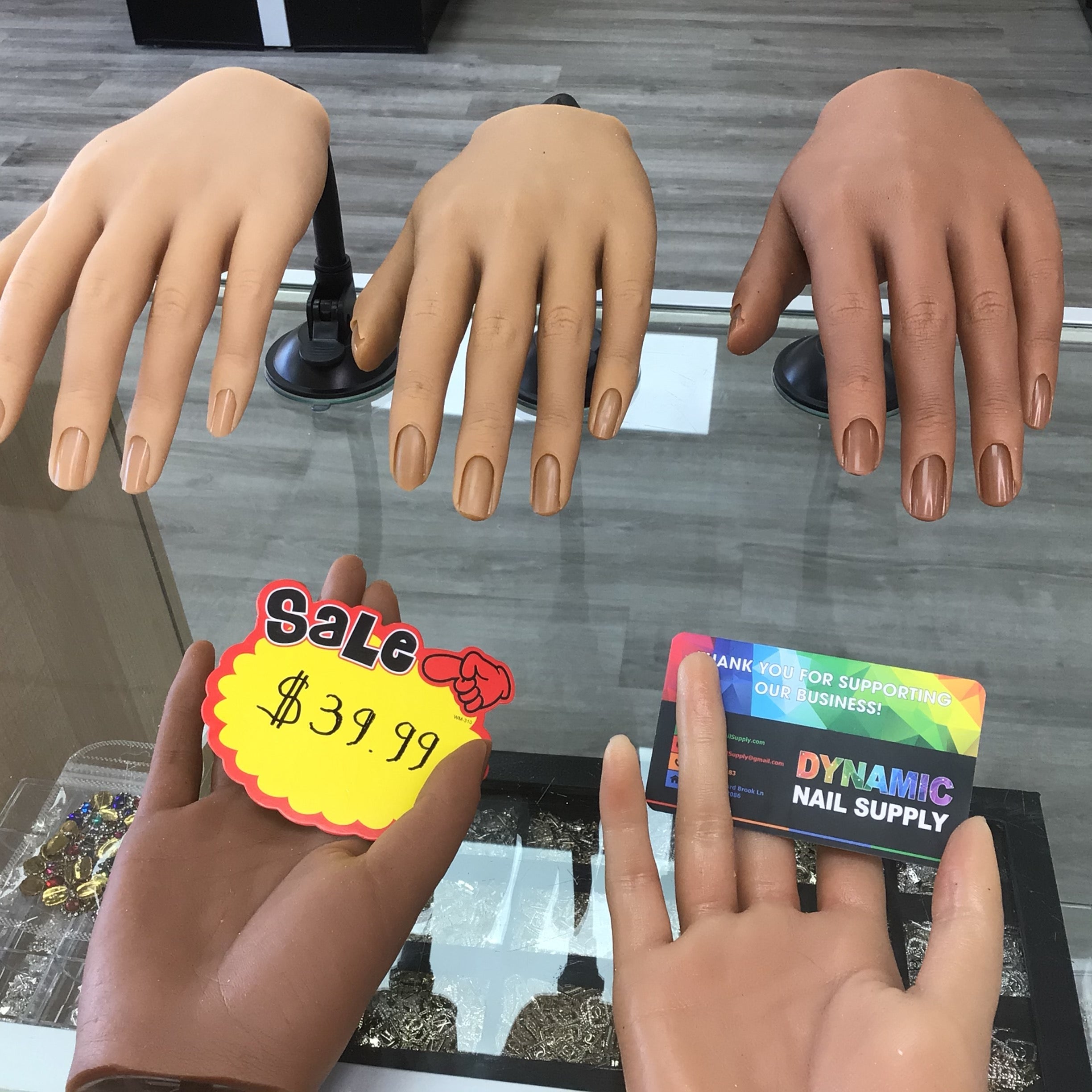 (Flash Sale $39.99) Poseable Silicone Hands and fingers for Practice or Display