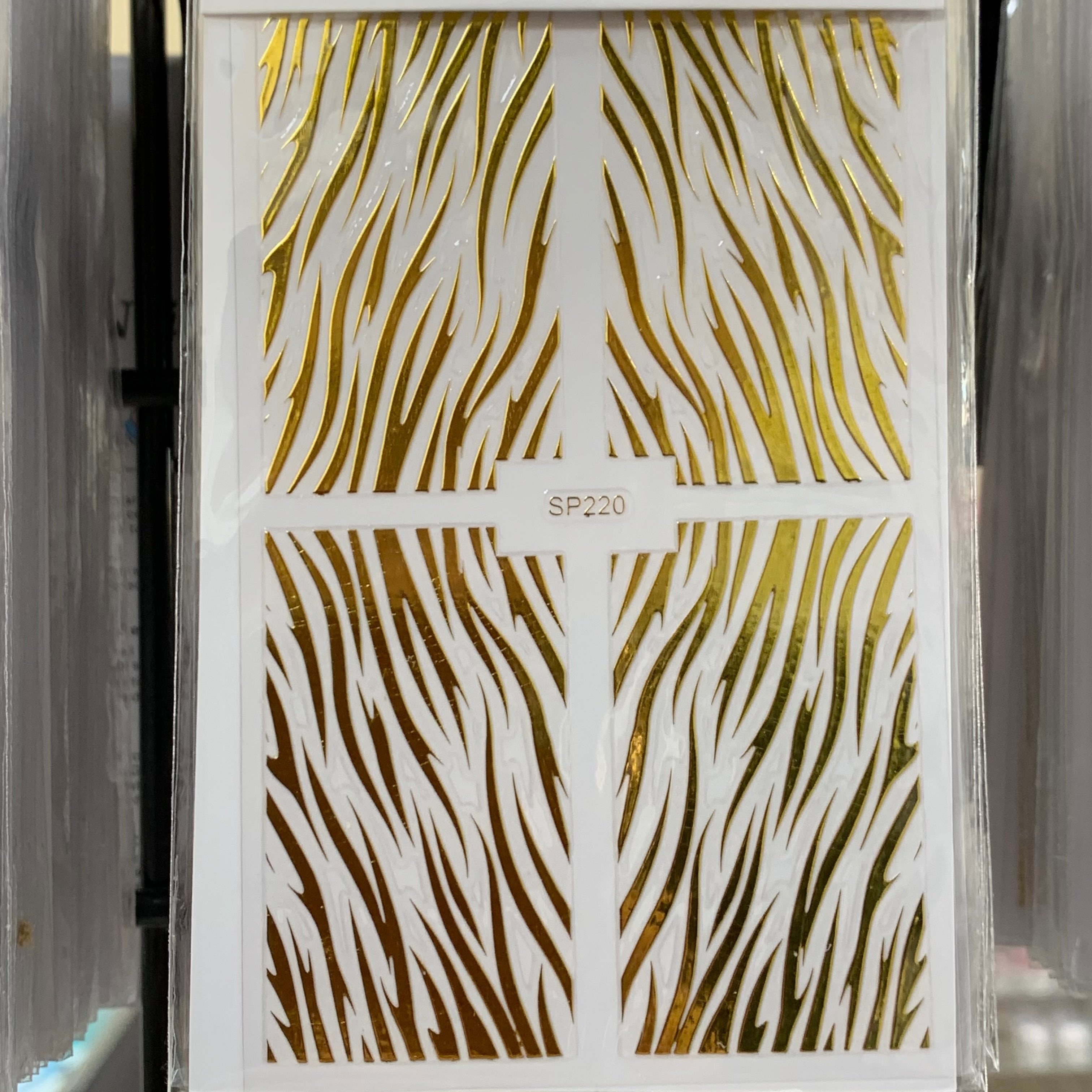 ANIMAL SKIN STYLE STICKER - NAILS ART STICKERS - NEW