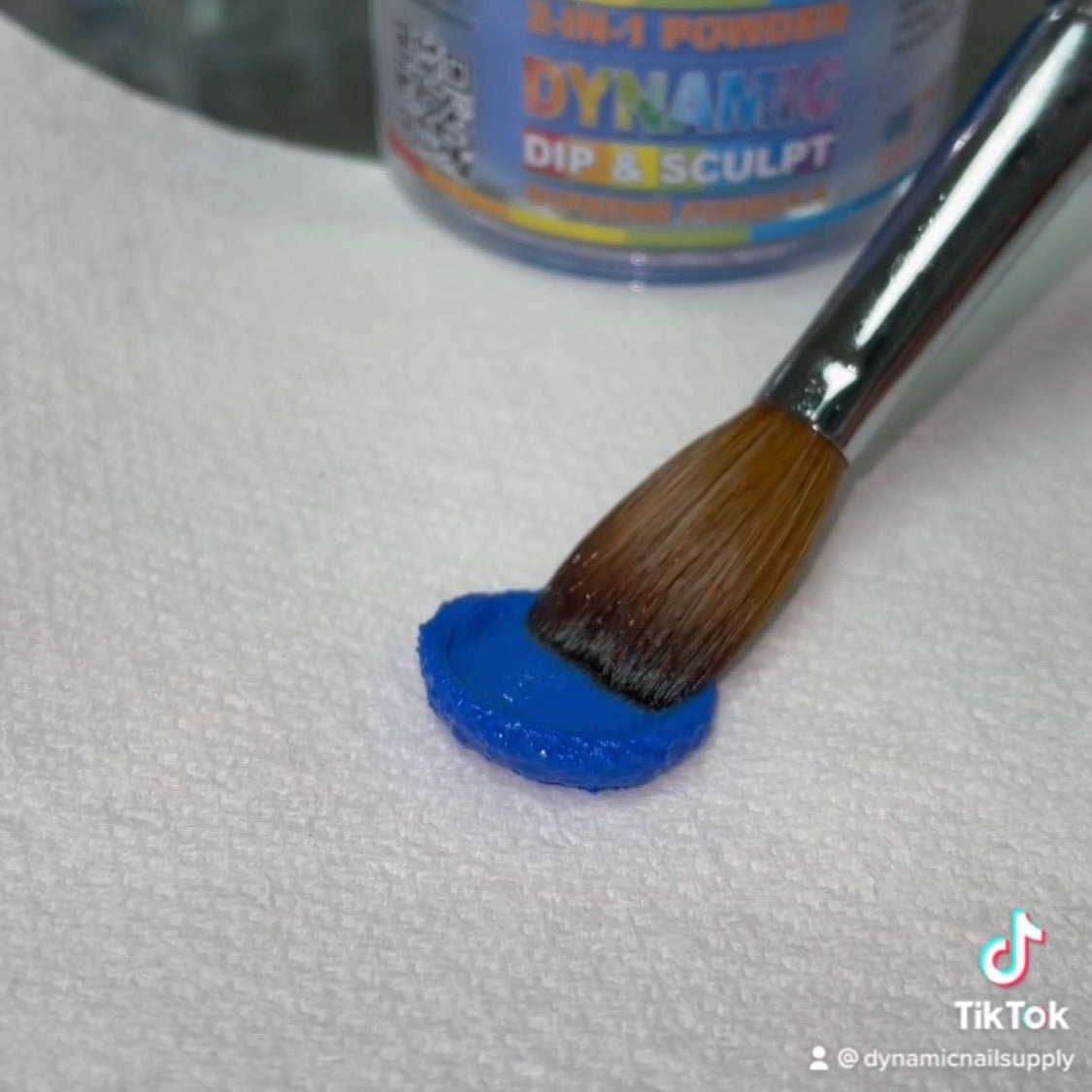 Dynamic Acrylic Dipping Powder S 007 - Solid Blue (Cobalt)