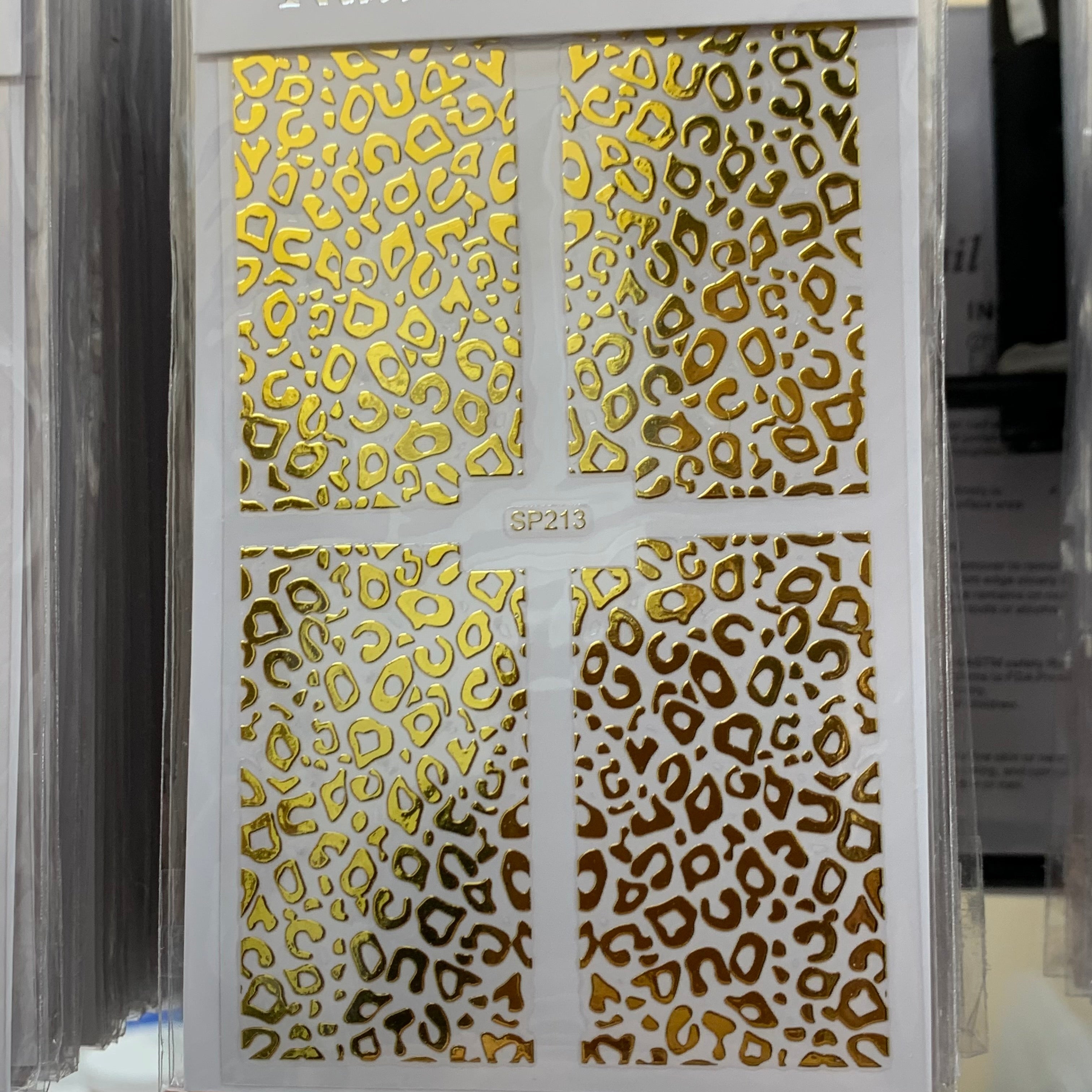 ANIMAL SKIN STYLE STICKER - NAILS ART STICKERS - NEW