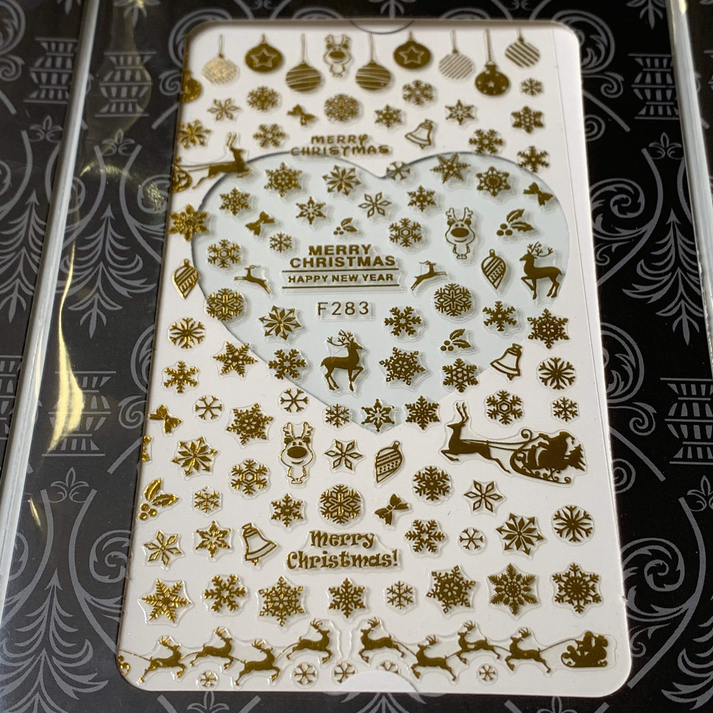 Bundle of 20pcs Christmas Nail Stickers for $30