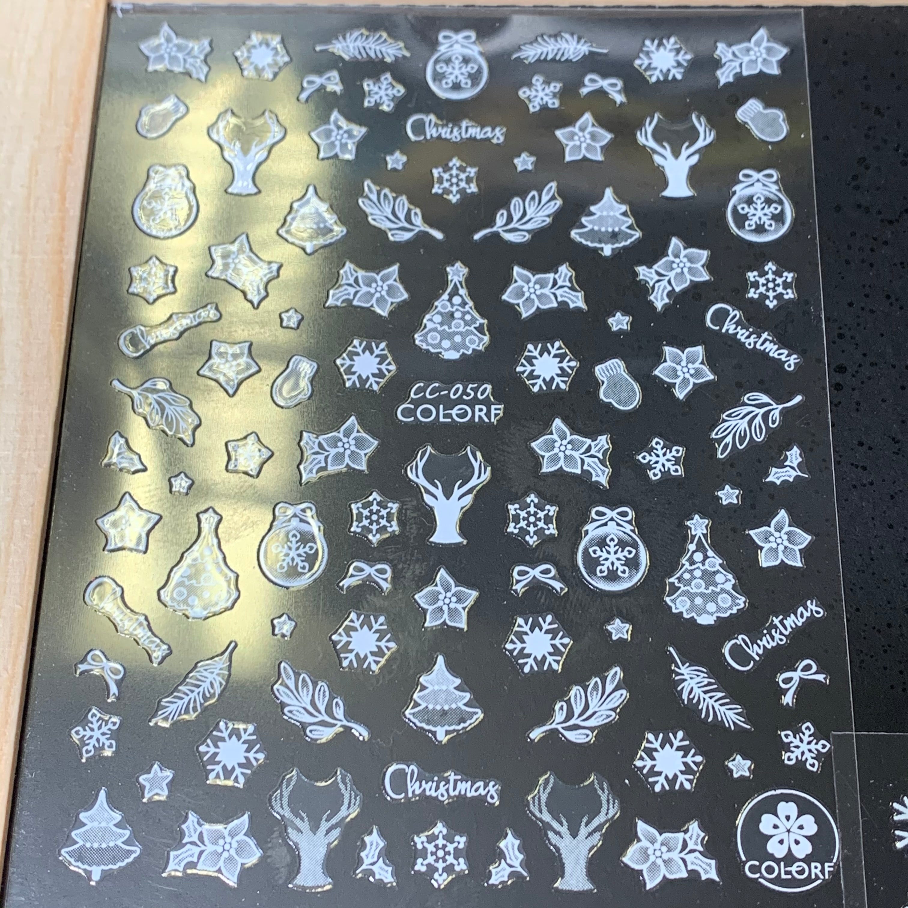 Bundle of 20pcs Christmas Nail Stickers for $30