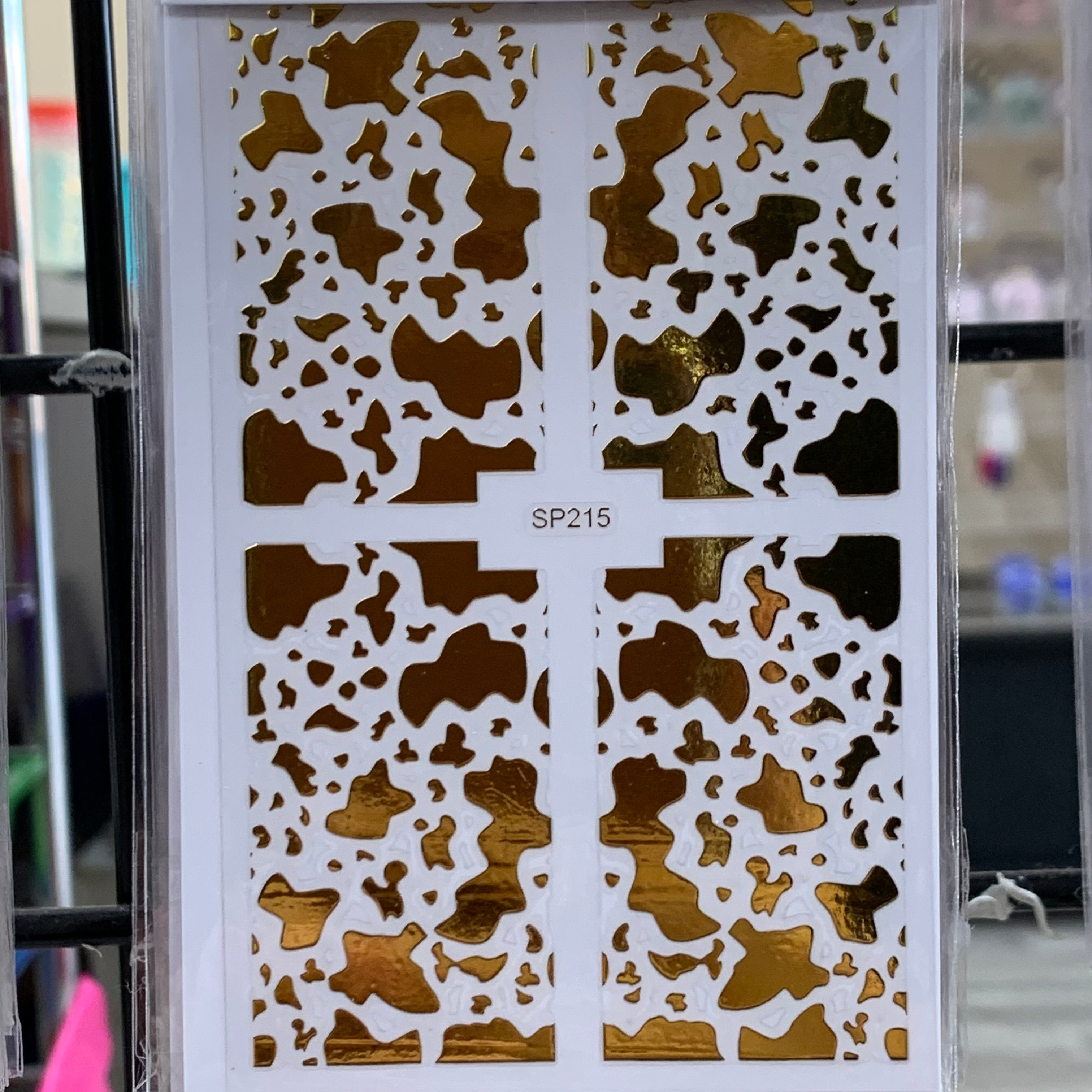 ANIMAL SKIN STYLE STICKER - NAILS ART STICKERS - NEW