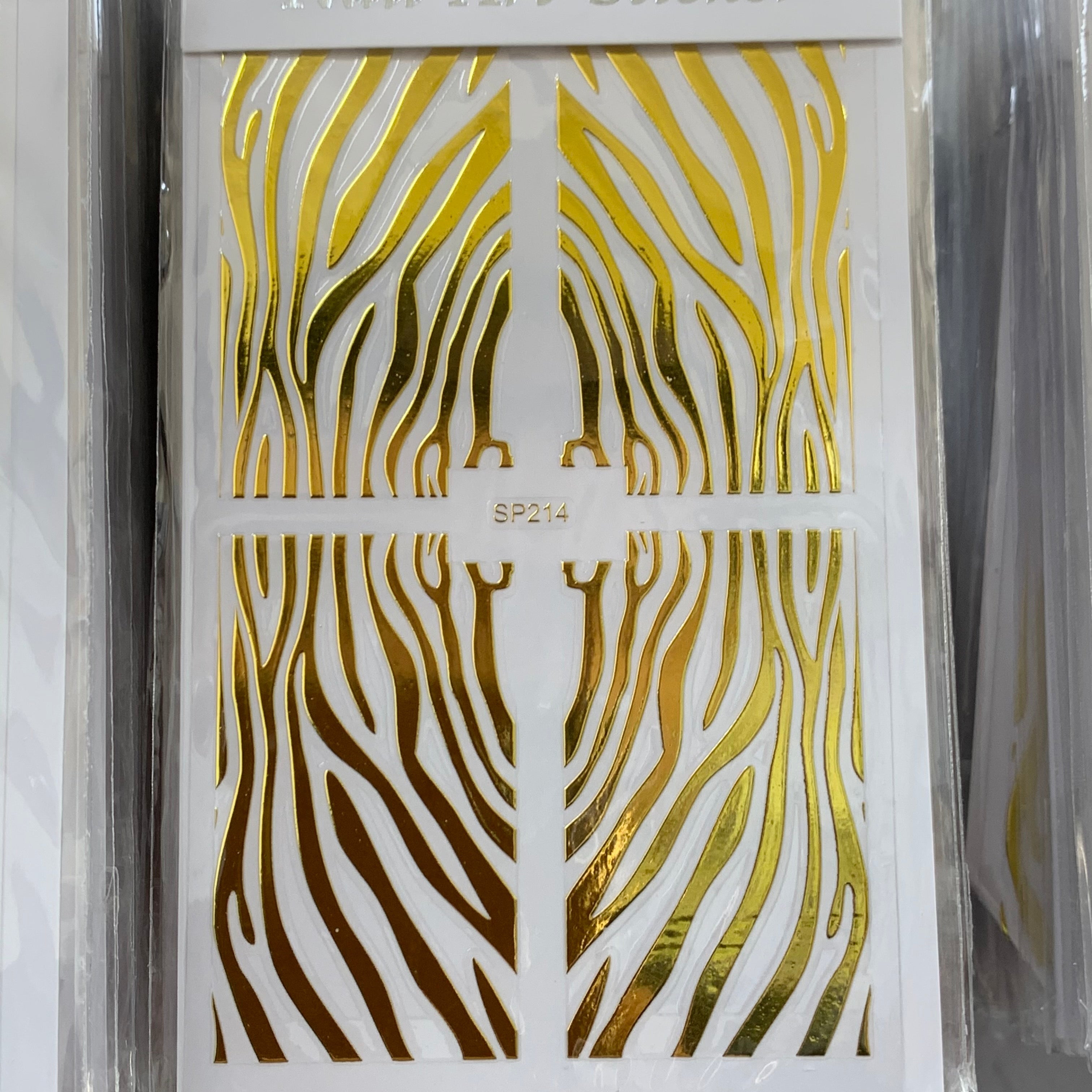 ANIMAL SKIN STYLE STICKER - NAILS ART STICKERS - NEW