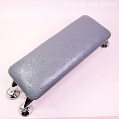 (RHL031 - Grey GCi Engraved) Luxury Brand Handrest for Nail technicians (Reposabrazos Para Manicura)