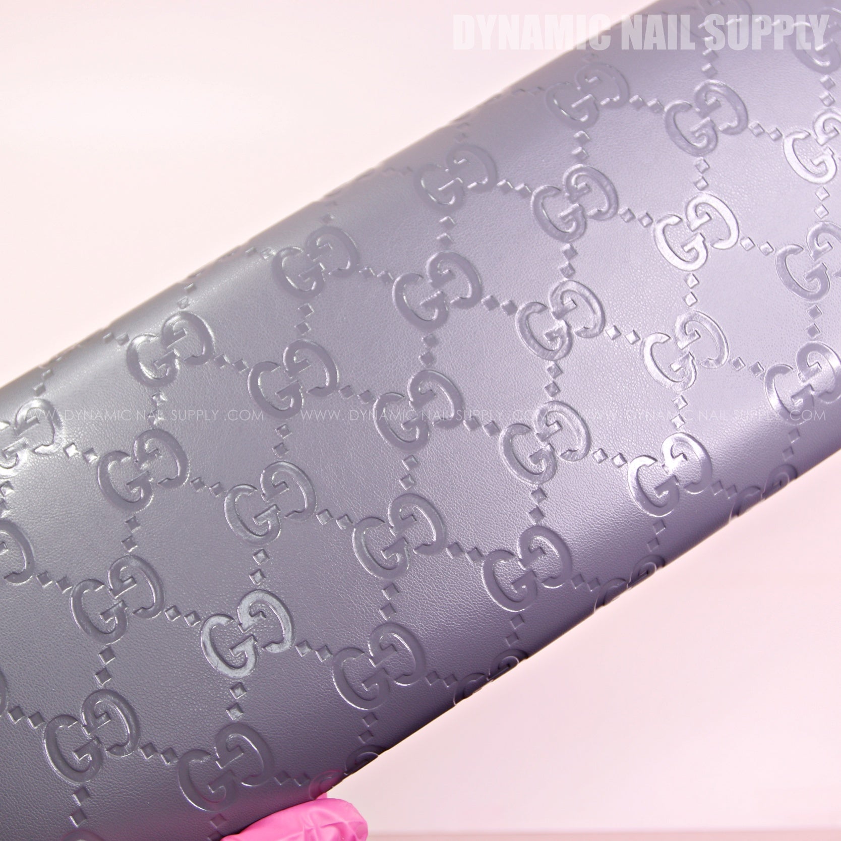 (RHL031 - Grey GCi Engraved) Luxury Brand Handrest for Nail technicians (Reposabrazos Para Manicura)