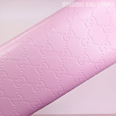 (RHL029 - Pink GCi Engraved) Luxury Logo Brand Name Handrest for Pedicure and Manicure Nail Services (Reposabrazos Para Manicura)