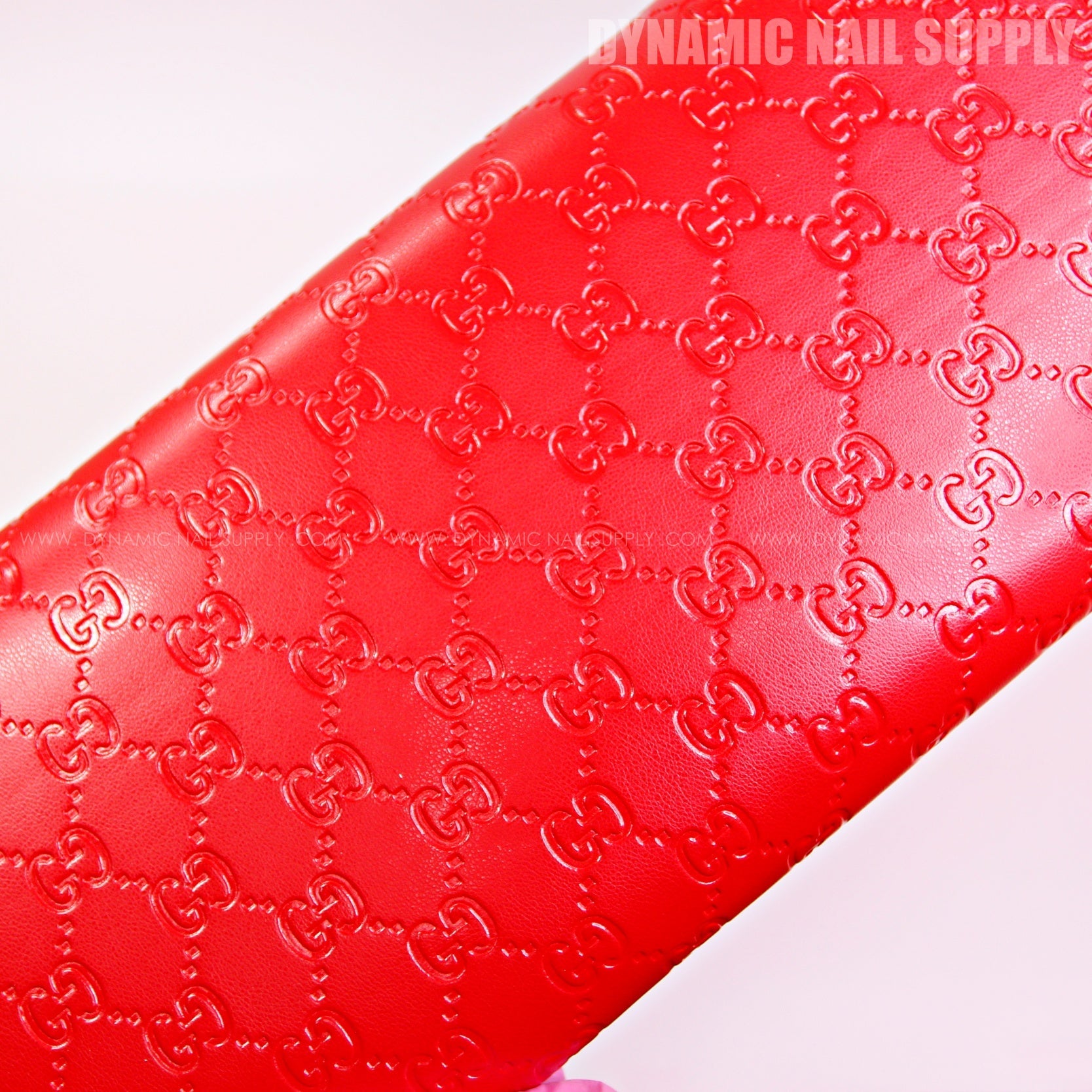 (HL032 - Red GCI Engraved) Armrest for Nail Table Manicure Services  (Reposabrazos Para Manicura)