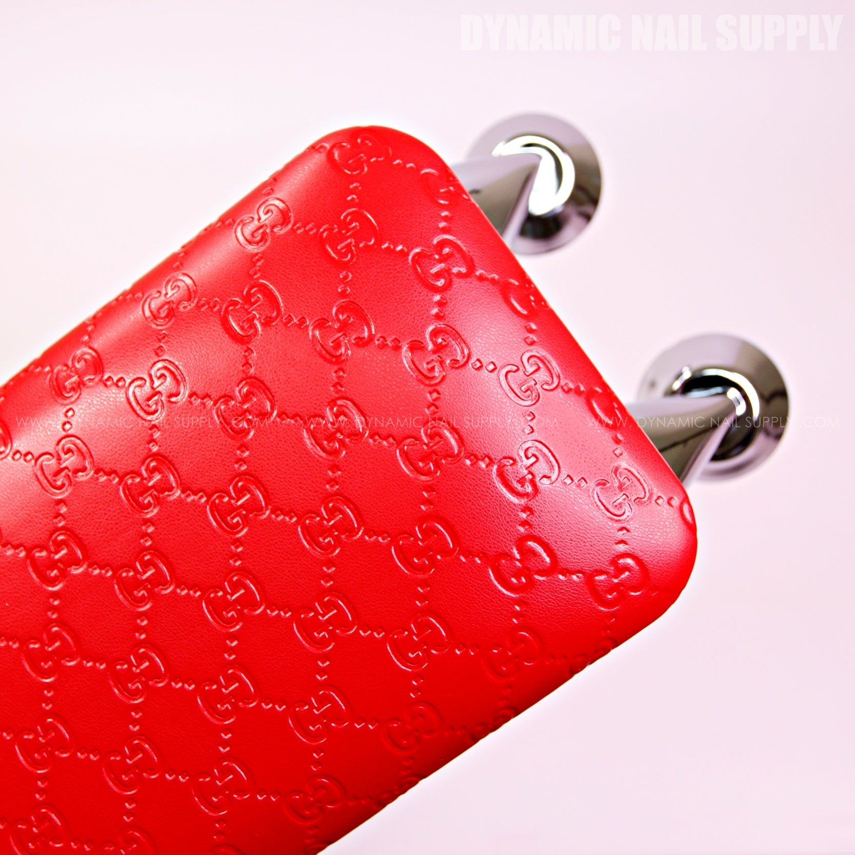 (HL032 - Red GCI Engraved) Armrest for Nail Table Manicure Services  (Reposabrazos Para Manicura)