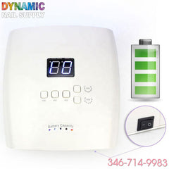 Cordless LED / UV Lamp -  UV gel nail dryer 48W Rechargeable & High-powder & Faster