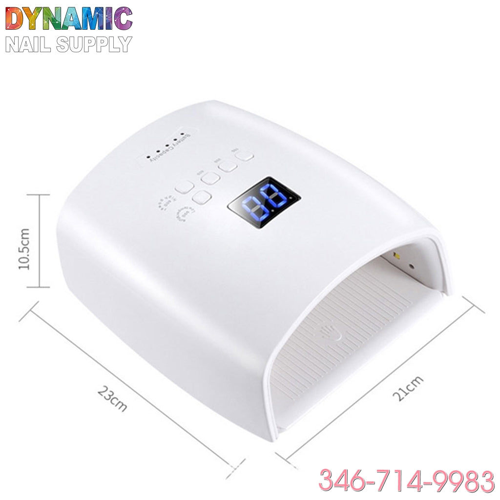 Cordless LED / UV Lamp -  UV gel nail dryer 48W Rechargeable & High-powder & Faster