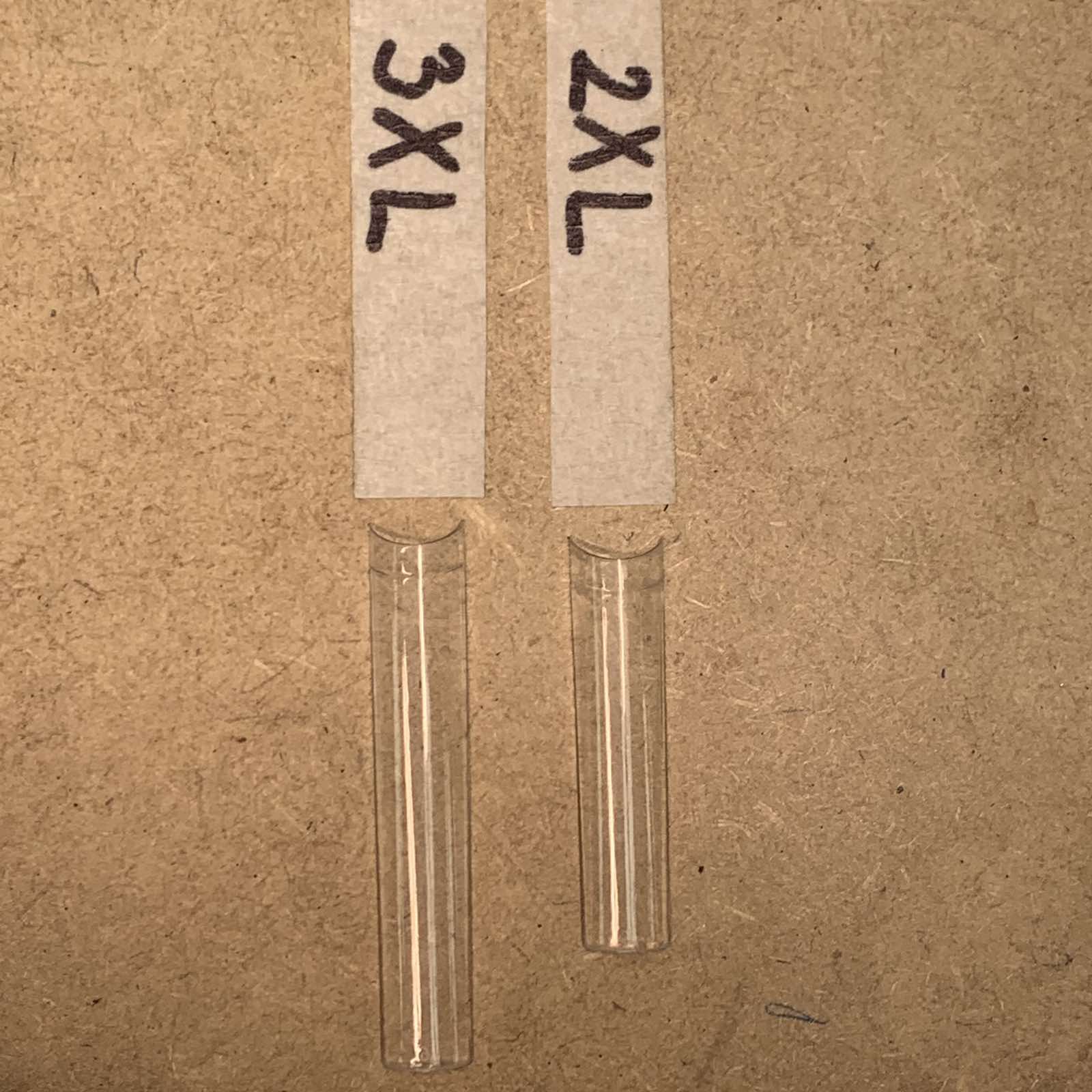 3XL Square Tips (Non C-Curve) - XXXL Straight flatter and easier to apply