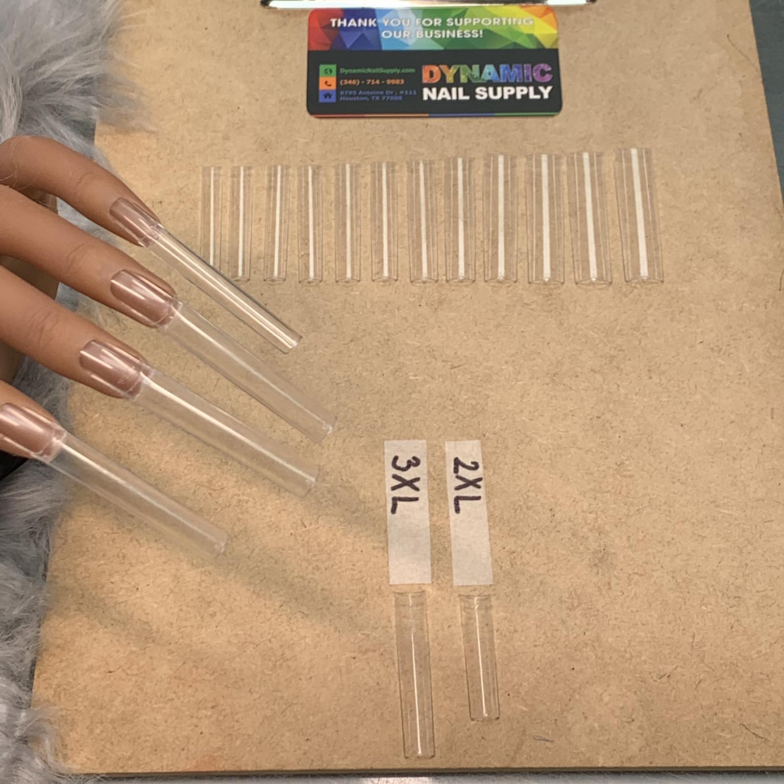 3XL Square Tips (Non C-Curve) - XXXL Straight flatter and easier to apply